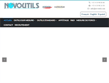 Tablet Screenshot of novoutils.com